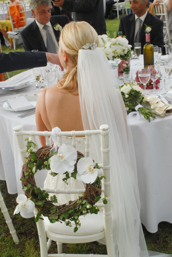 Décoration de voiture de mariage